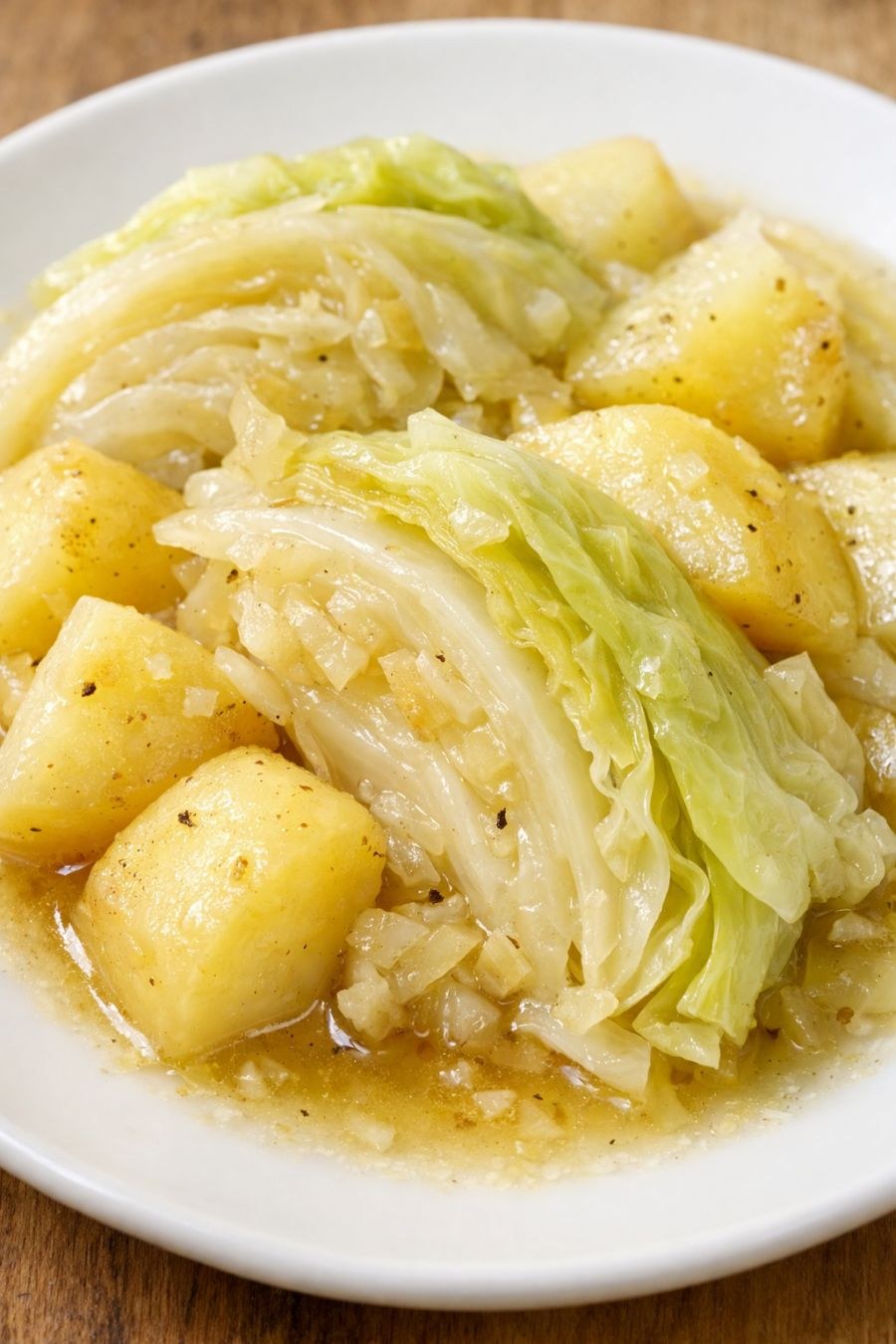 My grandmother survived hard times with this comforting dish. Just 3 ingredients and you get the most tender hearty dinner.